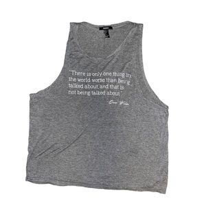 Forever 21- Gray Muscle Tee.